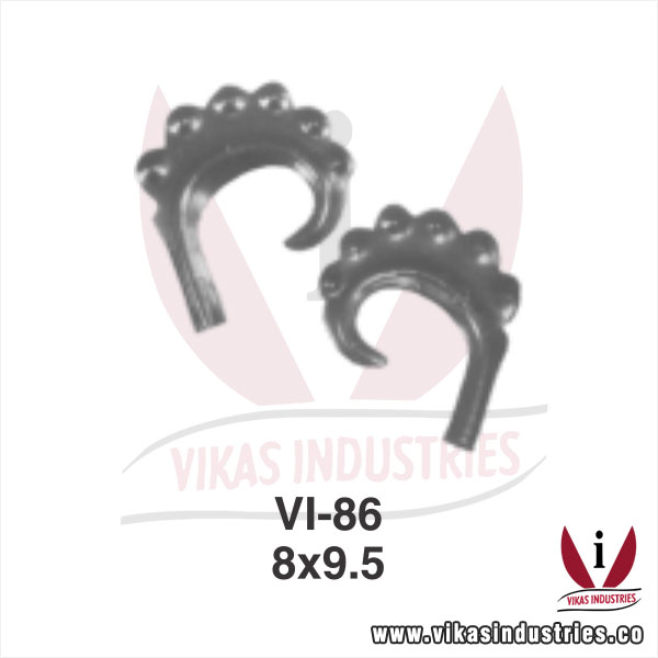 wrought iron leaves flowers