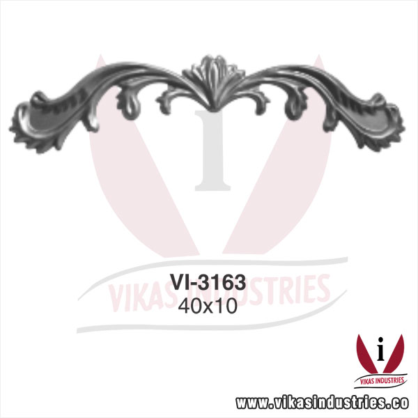 wrought iron leaves flowers