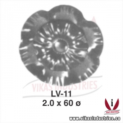 <p>wrought iron leaves flowers</p>