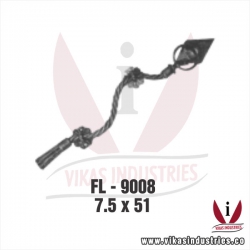 <p>wrought iron leaves flowers</p>