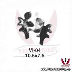 <p>wrought iron leaves flowers</p>