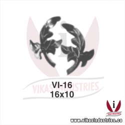 <p>wrought iron leaves flowers</p>