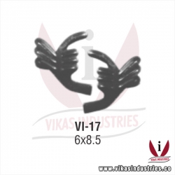 <p>wrought iron leaves flowers</p>