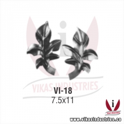 wrought iron leaves flowers