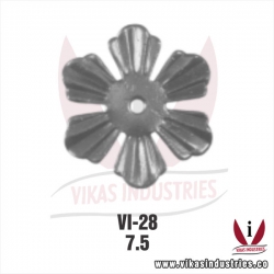 <p>wrought iron leaves flowers</p>