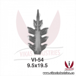 wrought iron leaves flowers