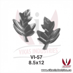 <p>wrought iron leaves flowers</p>