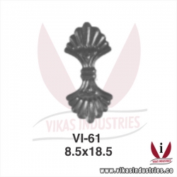 <p>wrought iron leaves flowers</p>