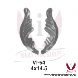 <p>wrought iron leaves flowers</p>