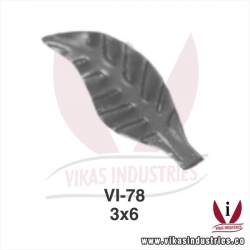 <p>wrought iron leaves flowers</p>