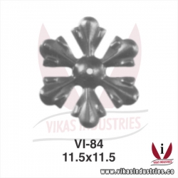 wrought iron leaves flowers