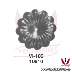 <p>wrought iron leaves flowers</p>