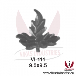 wrought iron leaves flowers