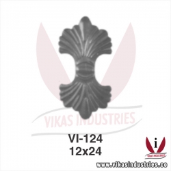 wrought iron leaves flowers