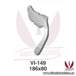 <p>wrought iron leaves flowers</p>