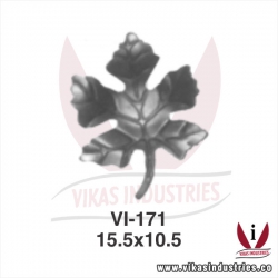 wrought iron leaves flowers