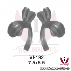 <p>wrought iron leaves flowers</p>