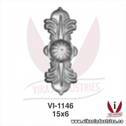 wrought iron leaves flowers