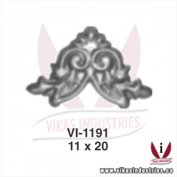 wrought iron leaves flowers