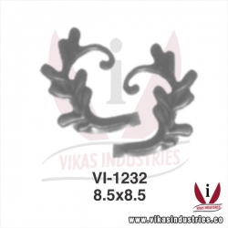 wrought iron leaves flowers