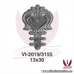 <p>wrought iron leaves flowers</p>