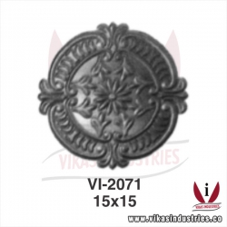 <p>wrought iron leaves flowers</p>