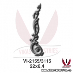 <p>wrought iron leaves flowers</p>